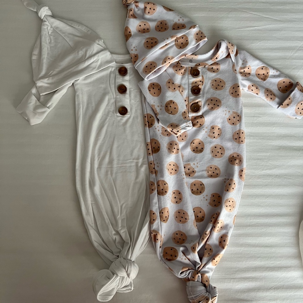 Caden Lane two newborn outfits
